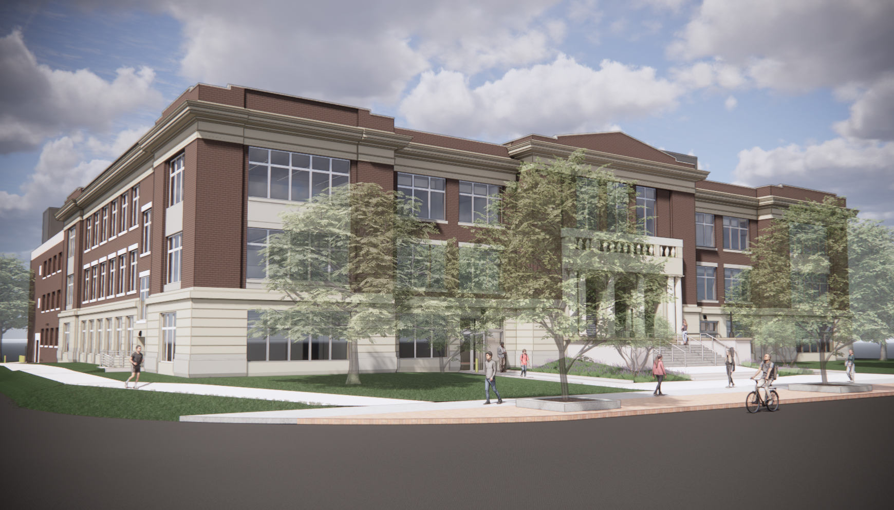 Campbell Hall renovation rendering