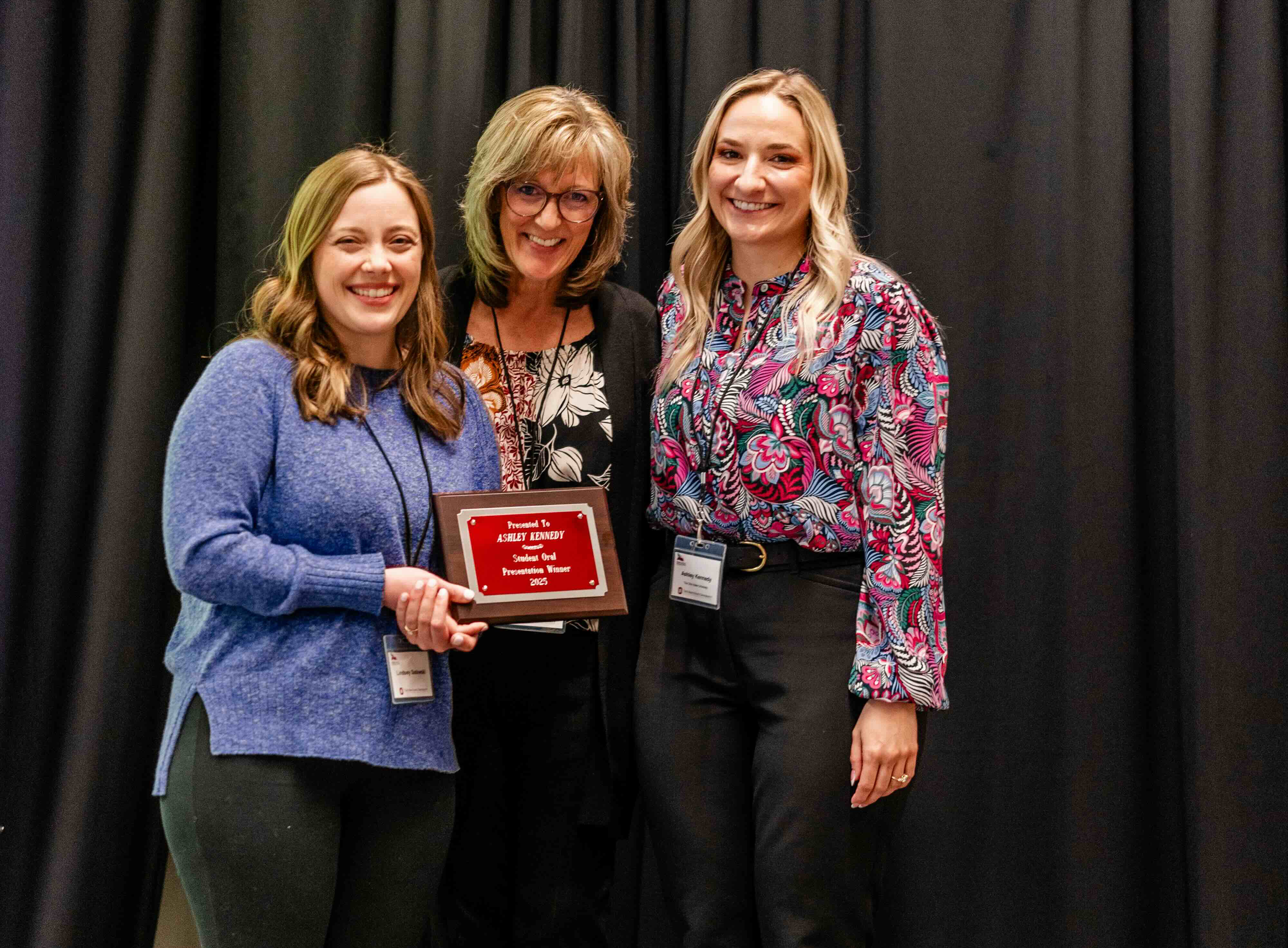 Ashley Kennedy receives award