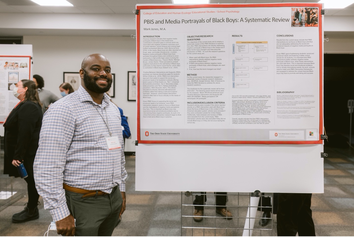 Mark Jones presenting at Research Forum