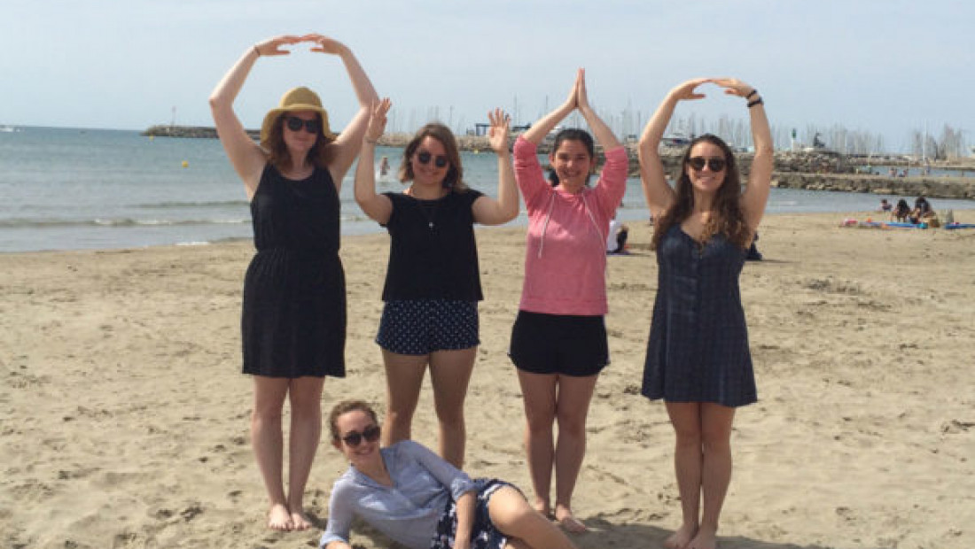 Four Buckeye interns 