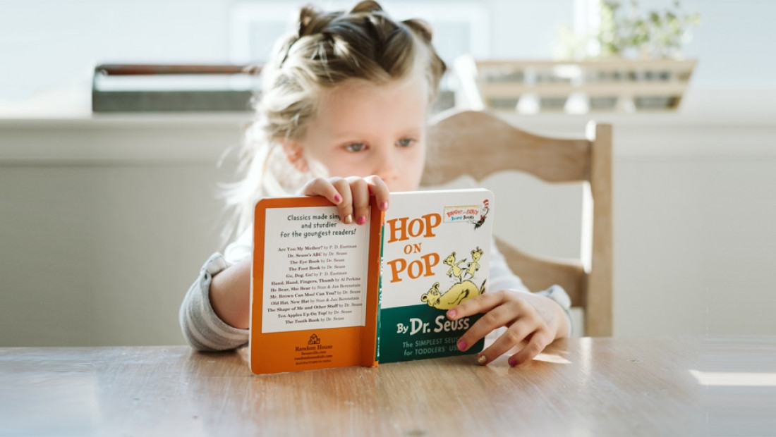 girl reading book