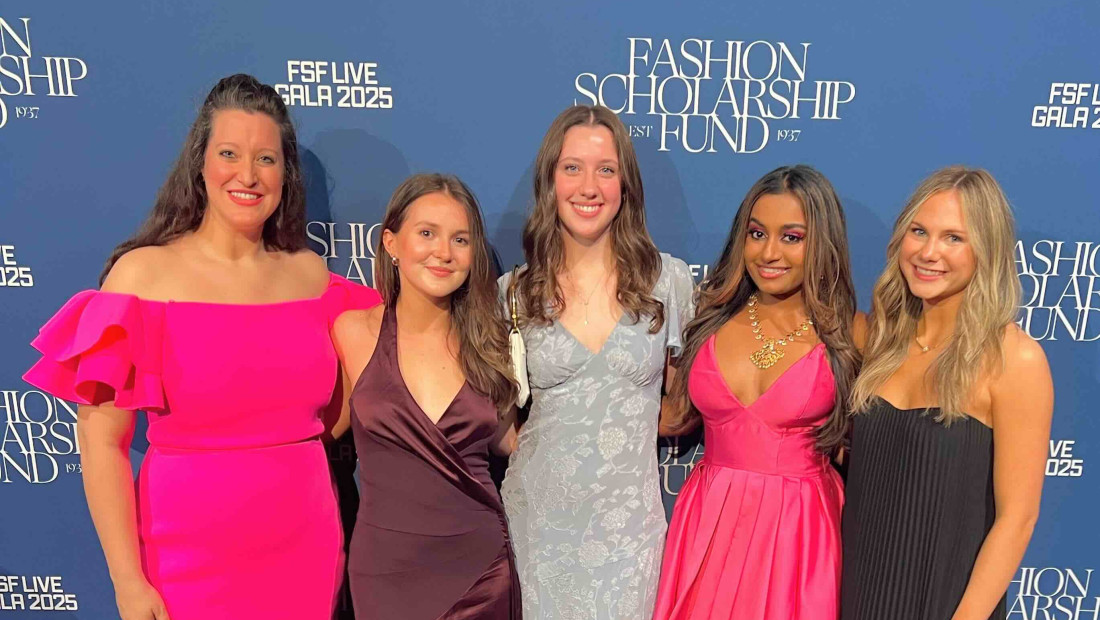 Fashion and Retail Studies students at Gala