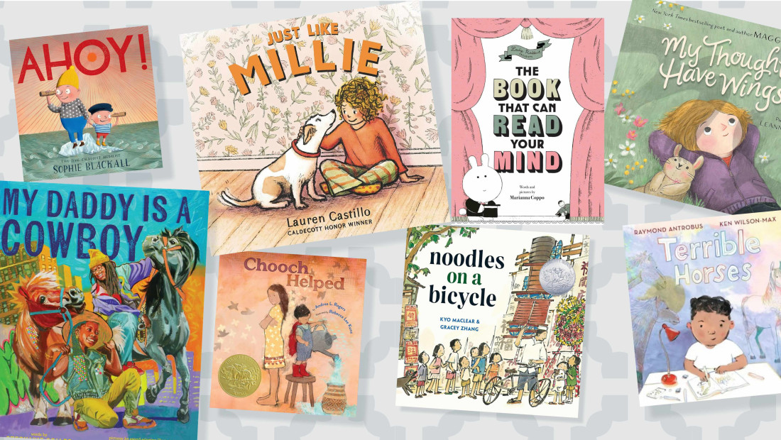 Collage of children's picture book covers