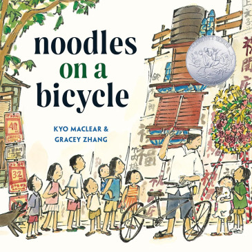 Noodles on a Bicycle picturebook cover